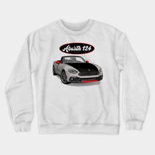 ABARTH 124 Bianco Crewneck Sweatshirt